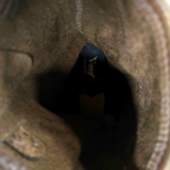 Vintage Shoe Company Eliza Slouch Harness Boots EUC $328 Size 8.5M   S3187 - Picture 11 of 12